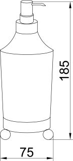 Дозатор Boheme Hermitage золото 10359